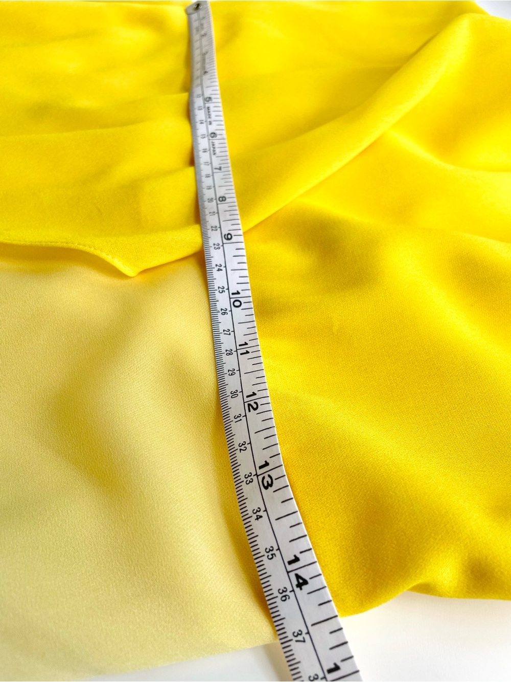 Halston Heritage Yellow White Ombre Chiffon Draped Layered Asymmetrical Dress 4 - Picture 11 of 15